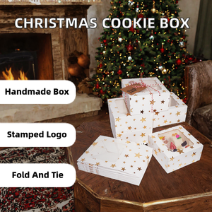 Pochettes pour biscuits de Noël avec pelliculage mat, carton blanc 300 g/m² fait main pour offrir en cadeau - Product Image 2