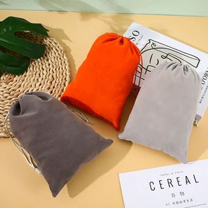 Colorful Korean Velvet Drawstring Pouches: Perfect for Jewelry, <b>Gifts</b> & Promotional Items - Product Image 4