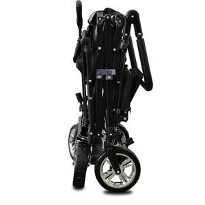 ढहने वाली धातु उपयोगिता ट्रॉली वैगन प्लास्टिक रोल कंटेनर के लिए बाहरी बगीचे समुद्र तट पिकनिक निशान के लिए - Product Image 6