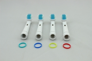 4-Pack morbido setola USB spazzolino elettrico <span class=keywords><strong>testine</strong></span> di ricambio <span class=keywords><strong>testine</strong></span> <span class=keywords><strong>per</strong></span> adulti <span class=keywords><strong>per</strong></span> uso domestico e alberghiero in magazzino - Product Image 5