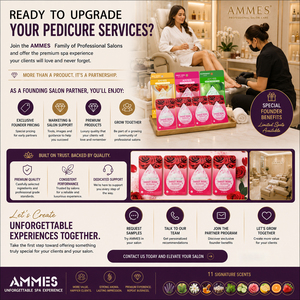 ชุดดูแลเท้า AMMES SPA Vegan Herbal Honey Milk Deluxe พร้อมสครับเกลือ มาส์กโคลน โลชั่นบำรุงผิว กลิ่นหอมอโรมา 4-in-1  ไม่ทดลองกับสัตว์ - Product Image 6