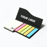 Lot de blocs-notes en papier kraft portables personnalisables avec logo, pour étudiants, avec mémo adhésif, ensemble promotionnel