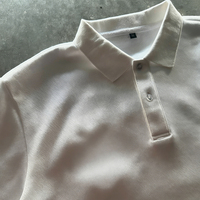 Camisetas Polo Estilo Urbano OEM, Personalizadas, 100% Algodón, Tejido de Punto, Bordado de Fútbol, Manga Corta, Cuello Redondo, para Hombre