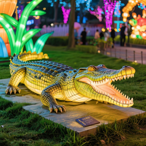 Moderne Outdoor Waterdichte Krokodillenlantaarn Voor Halloween Easter En Nieuwjaar/Kerstverlichting Display Op Speelplaats - Product Image 4