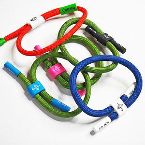 Schoenveter armband op maat HANDGEMAAKTE armbanden met polyester - Product Image 3