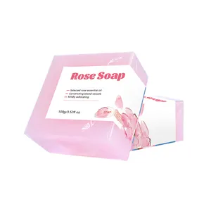 Natural Organic Herbal Vegan Soap Bar Handmade Wholesale Rose Make Own Hand Made Soap Washing Whitening facial Body Soap