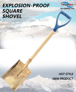 Không phát ra tia lửa công cụ Explosion Proof vuông xẻng tay cầm bằng gỗ công cụ an toàn làm bằng berili Đồng tuyết lở xẻng tuyết xẻng - Product Image 5