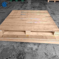 Caisse d'expédition pliable en contreplaqué, boîte en bois empilable pour l'emballage d'exportation et les équipements lourds