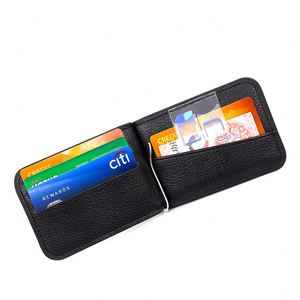 Cartera Bifold de Cuero PU Personalizada con Nombre, para Hombre, con Bloqueo RFID, con Caja de Regalo - Product Image 1