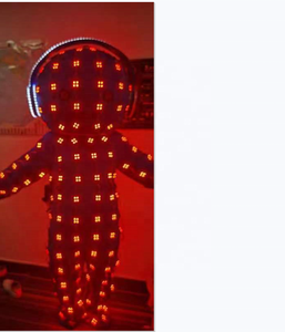 Traje <span class=keywords><strong>de</strong></span> Robot iluminado con Led <span class=keywords><strong>de</strong></span> <span class=keywords><strong>cabeza</strong></span> <span class=keywords><strong>grande</strong></span>, clubes nocturnos, disfraces <span class=keywords><strong>de</strong></span> muñecas LED, auriculares <span class=keywords><strong>de</strong></span> salón, ropa <span class=keywords><strong>de</strong></span> Cosplay <span class=keywords><strong>de</strong></span> Halloween - Product Image 1