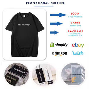 قميص ترويجي عالي الجودة بوزن 230 جرام للمتر المربع، مطرز بشعار مخصص، 100% قطن، ياقة دائرية عادية، قميص فارغ للجنسين - Product Image 6