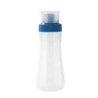 Bouteille à saupoudrer en plastique anti-humidité de style japonais pour farine, sucre, café, épices de barbecue - Usage commercial et domestique