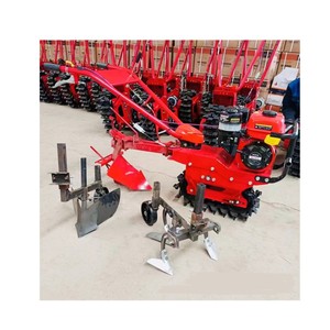 Hot Sale Mini Tiller <b>Cultivator</b> Power Tillers Gasoline Engine Chain Track Tiller Farm Machine With Cheap Price - Product Image 2