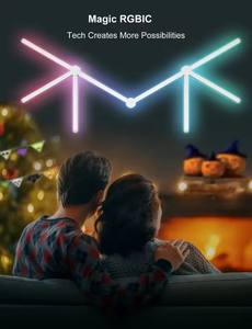 Tuya control remoto WiFi inteligente DIY RGB RGBIC color de sueño pared ritmo música atmósfera lámpara LED Barra de luz funciona con Alexa - Product Image 3