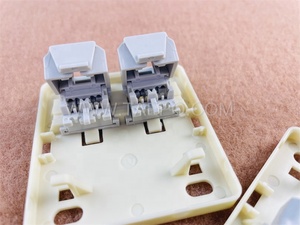 Boîte de jonction de connexion de fil téléphonique de Rosette RJ11 CAT3 2P2C sec ou gelée remplie 1 port 2 port échantillon prix d'usine gratuit - Product Image 6