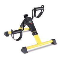 Vélo d'exercice pliable électrique portable en aluminium pour la rééducation à domicile, entraînement des bras et des jambes