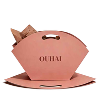 Bolsas de Papel con Asas Troqueladas Personalizadas para Empaque de Moda y Venta Minorista con Logotipo Grabado y Diseño Plegable al por Mayor OEM