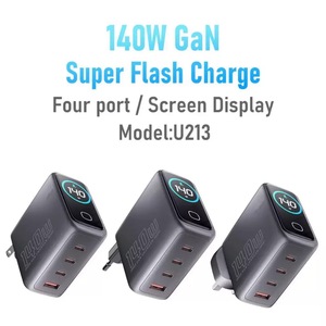 Cargador <span class=keywords><strong>Anker</strong></span> Zolo 140W GaN de Carga Rápida USB-C para Teléfono Móvil y Portátil, Controles Táctiles Intuitivos, Pantalla Inteligente con IA, Temperatura - Product Image 4