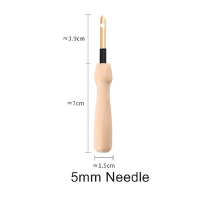 Vente en gros de stylos à coudre et broder avec manche en bois magique Outils de tissage Aiguille à poinçonner pour bricolage et couture - Product Image 6