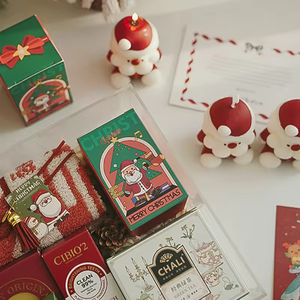 Velas Aromáticas de Cera de Soya Premium con Aroma Navideño de Santa Claus, Decoración Festiva Hecha a Mano para el Hogar, Experiencia Olfativa, Regalo - Product Image 4