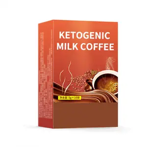 Factory private network celebrity ketogenic milk caf ketogenic MCT meal replacement milkshake coffee