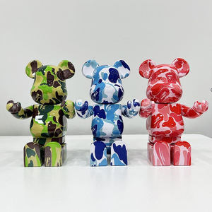 Mô hình đồ chơi Bearbrick chất lượng cao 400, tượng Bearbrick 1000%, đồ chơi Kwas, nhân vật hành động - Product Image 4