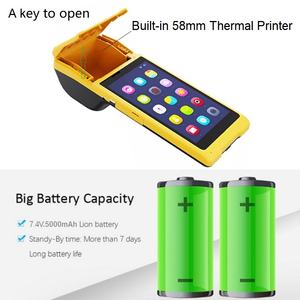 ER-P04, alta calidad, Android 8,1, 3G, WCDMA, WiFi, BT, portátil, POS, PDA, con impresora de recibos - Product Image 4