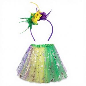 <span class=keywords><strong>Jupe</strong></span> <span class=keywords><strong>tutu</strong></span> superposée à paillettes pour femmes, <span class=keywords><strong>jupe</strong></span> <span class=keywords><strong>tutu</strong></span> élastique pour adultes pour le <span class=keywords><strong>carnaval</strong></span> de Mardi Gras, costume de fête - Product Image 4