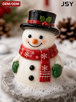 Jabón de Manos con Forma de Muñeco de Nieve Navideño, Barra Limpiadora Festiva con Espuma Abundante, Jabón Suave para Lavado de Manos, Regalo Navideño, Jabón Personalizado OEM ODM al por Mayor