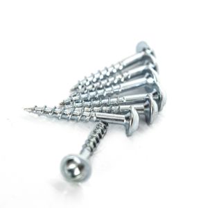 Tornillo Autorroscante de Cabeza Plana de Acero al Carbono Métrico de Alta Resistencia, Zincado, para Fijación de Madera, Plástico y Metal Delgado - Product Image 1