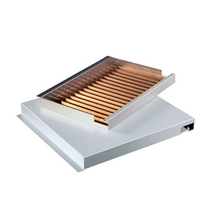 แผ่นอลูมิเนียมคอมโพสิต หนา 6 มม. ฉนวนกันเสียง แผ่นฝ้าเพดานภายในอาคาร ดีไซน์มินิมอล ความยาวตามสั่ง - Product Image 2