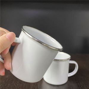 Tazas Esmaltadas Blancas para Sublimación, 11oz/12oz, Duraderas, para Camping y Uso en Exteriores - Product Image 3