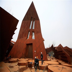Lámina de Acero Corten Laminada en Caliente, Resistente a la Intemperie, con Acabado Rústico, para Revestimiento Exterior, Estándares BS/JIS/ASTM/AISI - Product Image 4