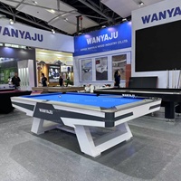 Wanyaju Table de billard avec table de billard en pierre naturelle ardoise 9 pieds Profession vendeur Carom Table3 Table de bande pour bar