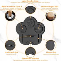 Tapis de bar à café en silicone, accessoires pour bar à café, tapis de tamping pour expresso, antidérapant, imperméable, station de tamping pour comptoir