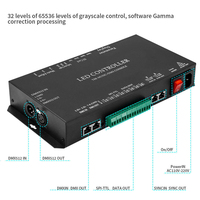 Controlador Maestro TK8 DMX512 de 8 Canales y 8192 Píxeles, Tira de LED Digital Programable, Controlador de LED Activado por Música para Escenarios