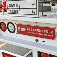 Semi-remorque citerne industrielle en acier inoxydable anti-corrosion sans isolation thermique pour la livraison logistique de divers liquides combustibles