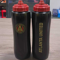 Bouteille d'eau personnalisée avec logo pour vélo, cyclisme, VTT, 700ml - 1000ml, bouteille d'eau en plastique pour sport (hockey sur glace), gourde en plastique