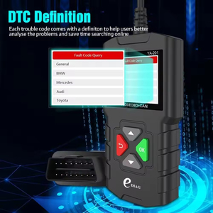 Lector de código automático YA201 OBD2, herramienta profesional de diagnóstico de coche con <span class=keywords><strong>actualizaciones</strong></span> gratuitas, 1 año de garantía, Analizador de motor de idioma Inglés - Product Image 5