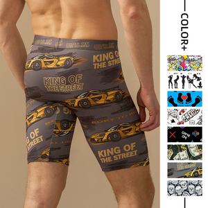 กางเกงในบ็อกเซอร์ขายาว9นิ้วสำหรับผู้ชายกางเกงบ็อกเซอร์ชั้นในสุดเท่มีความชื้นสูง3XL - Product Image 6