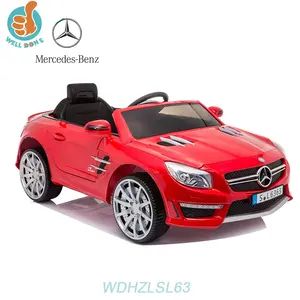 Muslimate 2016 la più recente auto Mercedes Benz SL63 in cina con licenza per bambini, con doppia porta aperta, porta mp3 2.4G r/c baby play