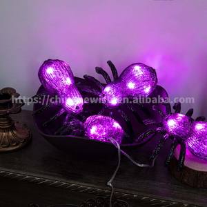 Guirlande lumineuse d'Halloween avec 32 LED chacune, câble de 3 m, adaptateur GS IP44, citrouilles/araignées/fantasmes en acrylique - Product Image 4