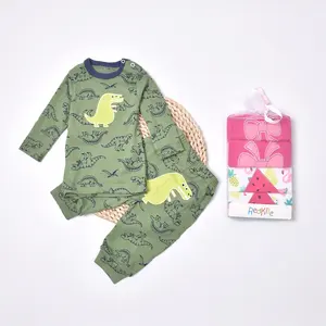 Wholesale Price Low MOQ 4 Pieces Packing Random Design Newborn Baby Set