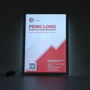 Caja de Luz LED Rectangular A4 de Aluminio para Menús, Acabado Anodizado, Marco de 30 mm de Ancho, Retroiluminada, <span class=keywords><strong>Alto</strong></span> Brillo, Bajo <span class=keywords><strong>Voltaje</strong></span>, para Cine - Product Image 4