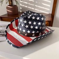 Chapeaux de cowboy en paille de haute qualité, style western de Dallas, personnalisés, pour adultes, femmes, avec drapeau mexicain, pour unisexe