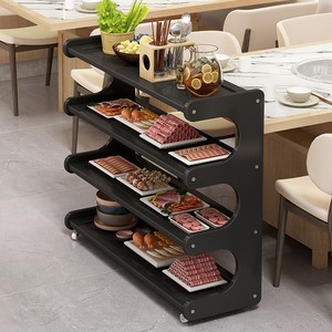 Multi-tiered <b>vegetable</b> rack, specially designed for hot pot restaurants and kitchens, for storing food and displaying <b>vegetable</b> - Product Image 1