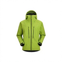 Veste imperméable à capuche Sunstone MONT X PRO pour adultes unisexe, ultra-légère, chaude, pour l'extérieur, trois couches, soudées, imperméable, pour le ski