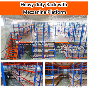 Sistema de Prateleiras de Mezanino para Armazém de 3 Andares de Alta Resistência |   Capacidade de Carga de 1000KG/m² |   5000mm de Altura - Product Image 4