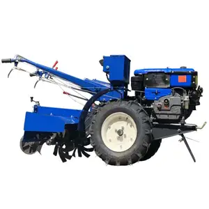 Traktor berjalan pertanian seri 330 dua roda multifungsi dengan Tiller