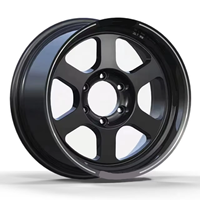 Llantas de aleación negras de 18x9 PCD 6x139,7, nuevo diseño todoterreno, 4x4, pedido mínimo de 4 piezas